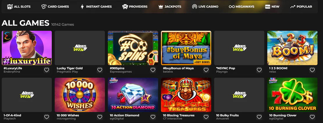 need4win casino all games